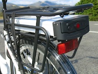 Battery, reflector and carrier - click to enlarge Battery, reflector and carrier