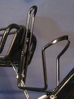 bottle holder mounted on the carrier