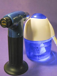 Butane torch and humidifier