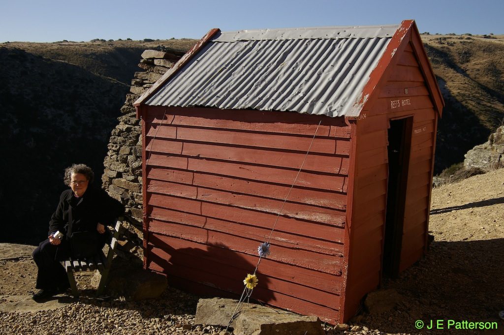 D&eacute;sir&eacute;e at Reef's Hotel, Taieri Gorge